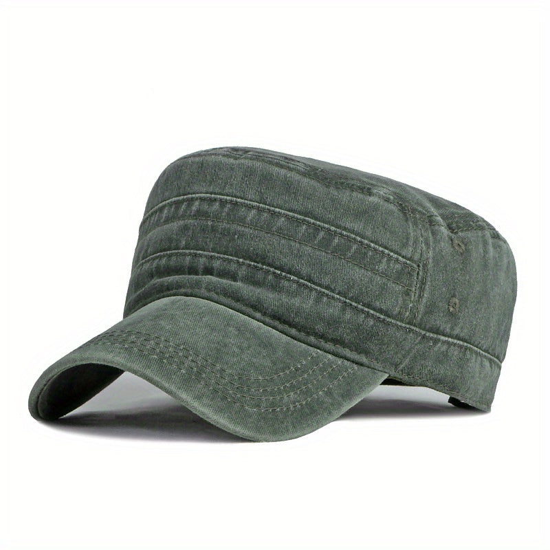 Casual Cotton Military Cap - Stay Stylish & Protected