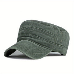 Casual Cotton Military Cap - Stay Stylish & Protected