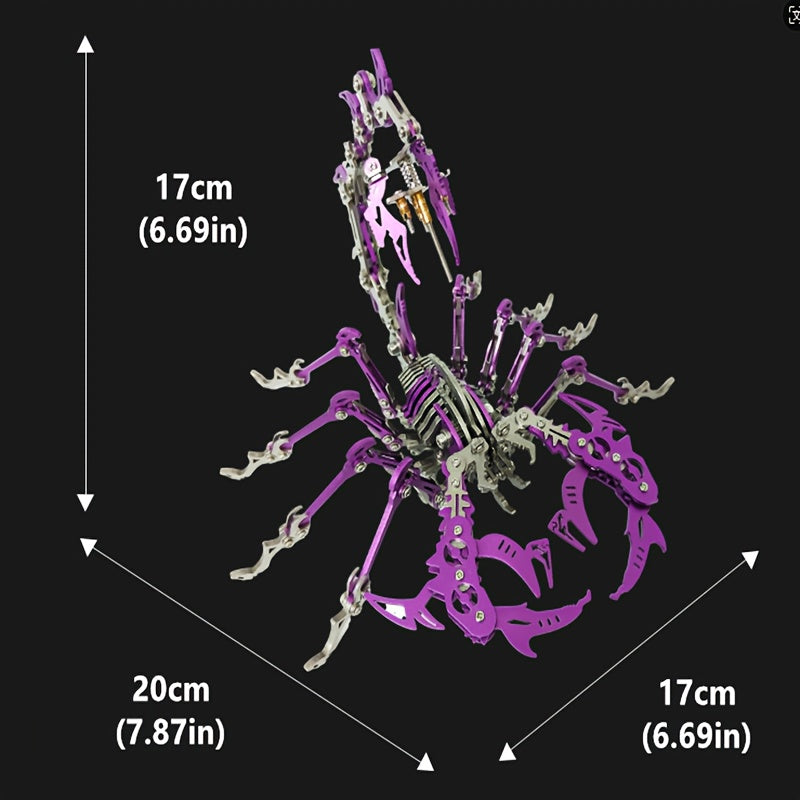 Scorpio 3D Metal Jigsaw Toy by MOKR - Christmas & Birthday Gift