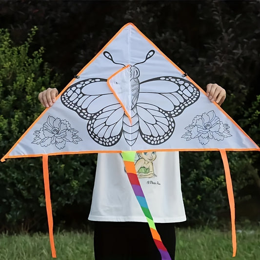 DIY Educational Painting Kite Outdoor Flying Toy