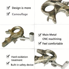 Camouflage Bow Release 3 finger for Compound Bow