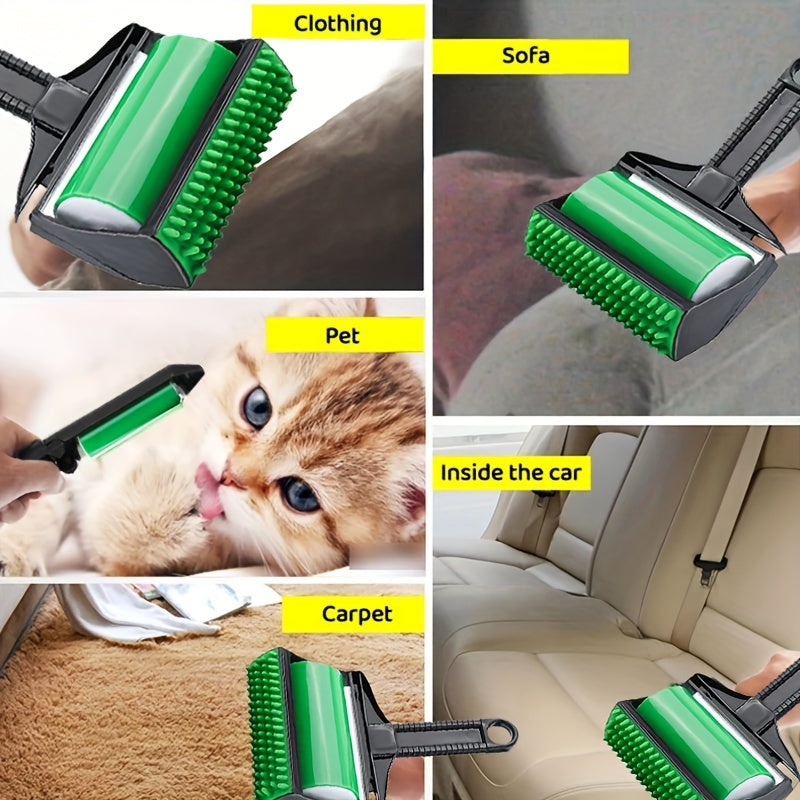 2pcs Washable Lint Roller Pet Hair Remover Roller Reusable Sticky Lint Rollers