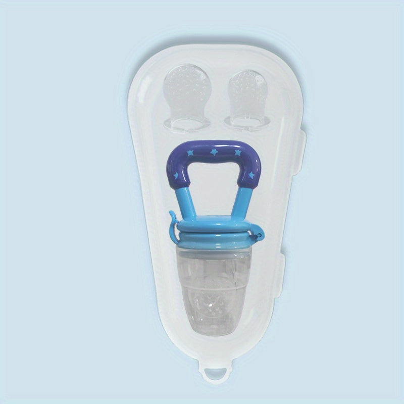 5-Piece Baby Food Feeder Set for Fresh Fruits, Vegetables, Teething Relief