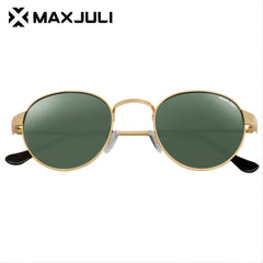 MAXJULI Retro Round Sunglasses UV Protection Glasses Non Slip Handle