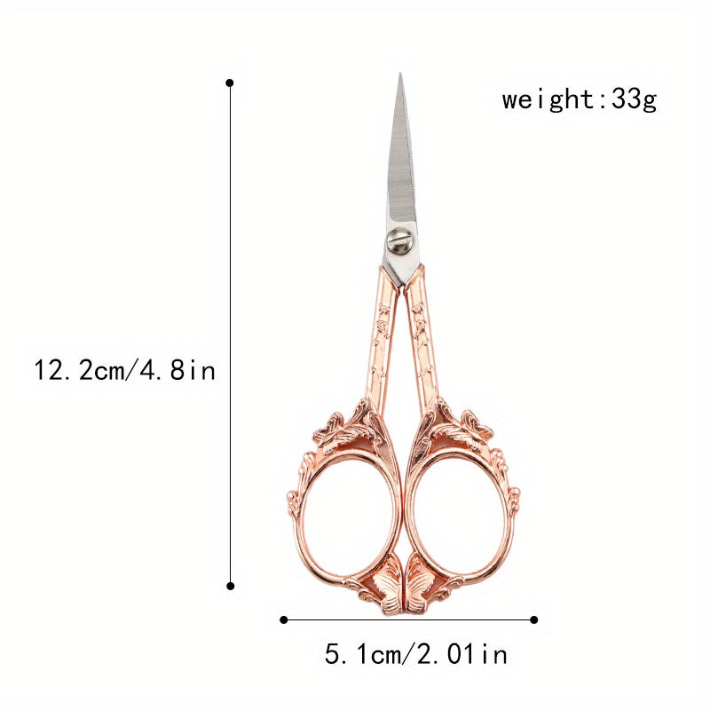 Retro Small Butterfly Scissors Stainless Steel Tea Ceremony Cross Stitching