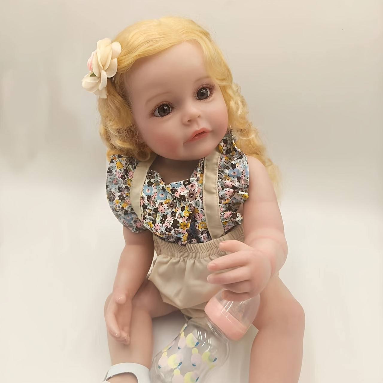 50 Golden Hair Reborn Doll Gift