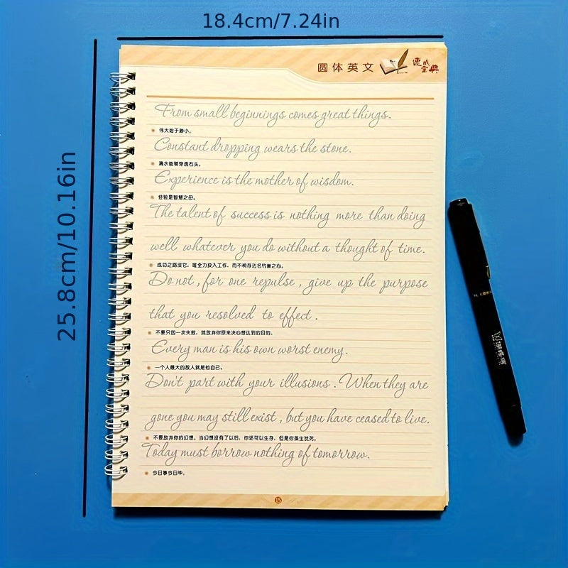 Calligraphy Practice Copybook - Penmanship Guide for Ages 14+