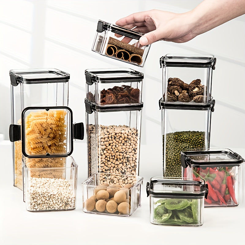 Airtight Food Storage Containers Clear Jars for Cereal Pasta Rice