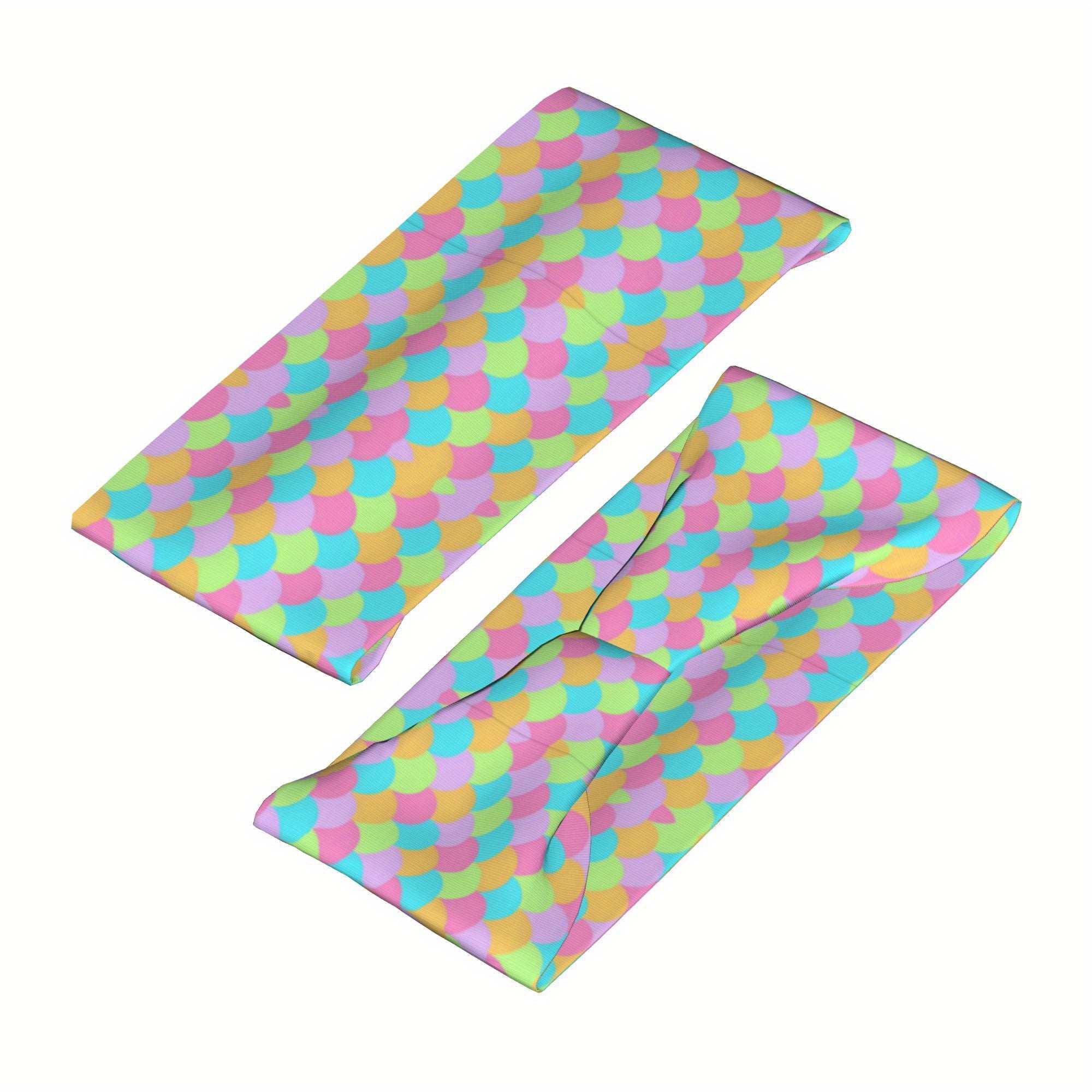 Rainbow Heart Pattern Headband for Sport & Casual Outfits