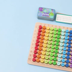 Wooden 3 in 1 Math Board Game for Kids