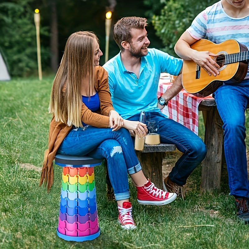 Adjustable Folding Stool for Camping Fishing Outdoor Activities