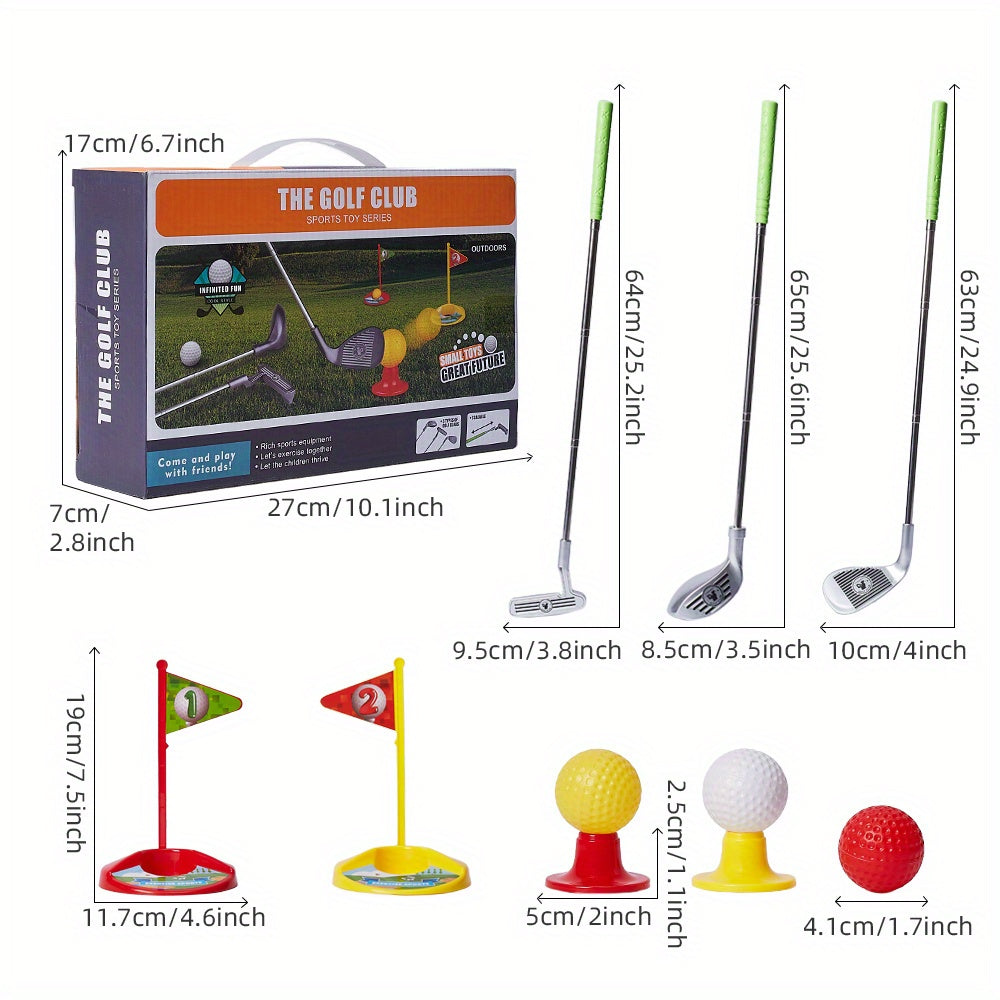 Kids Toy Golf Set Toddler Outdoor Golf Toy Set Young Golfer Sports