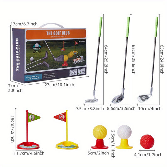 Kids Toy Golf Set Toddler Outdoor Golf Toy Set Young Golfer Sports