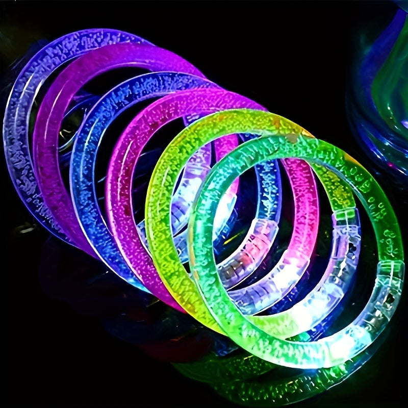 Multicolor Glow Bracelets LED Stick Bracelets for Christmas