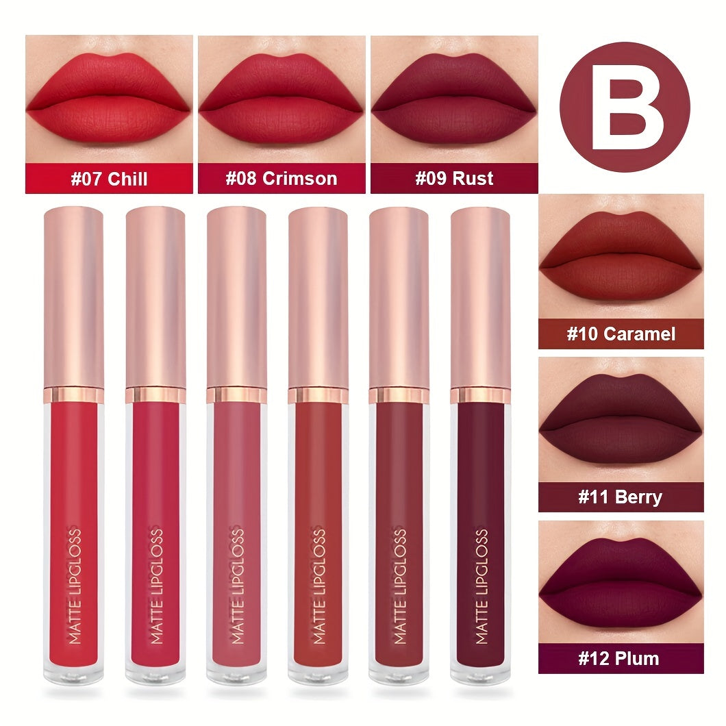 Waterproof Matte Lip Stain Set Long Lasting Lip Balm