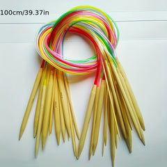 Circular Needle Knitting Golden Wool Crochet Set