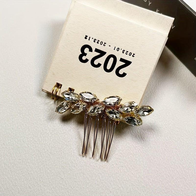Crystal Rhinestone Hair Comb Head Jewelry Bridal Wedding Hair Accessories