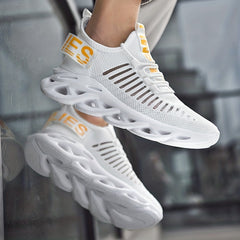 High Impact Lace Up Weaving Running Shoes Women's Footwear