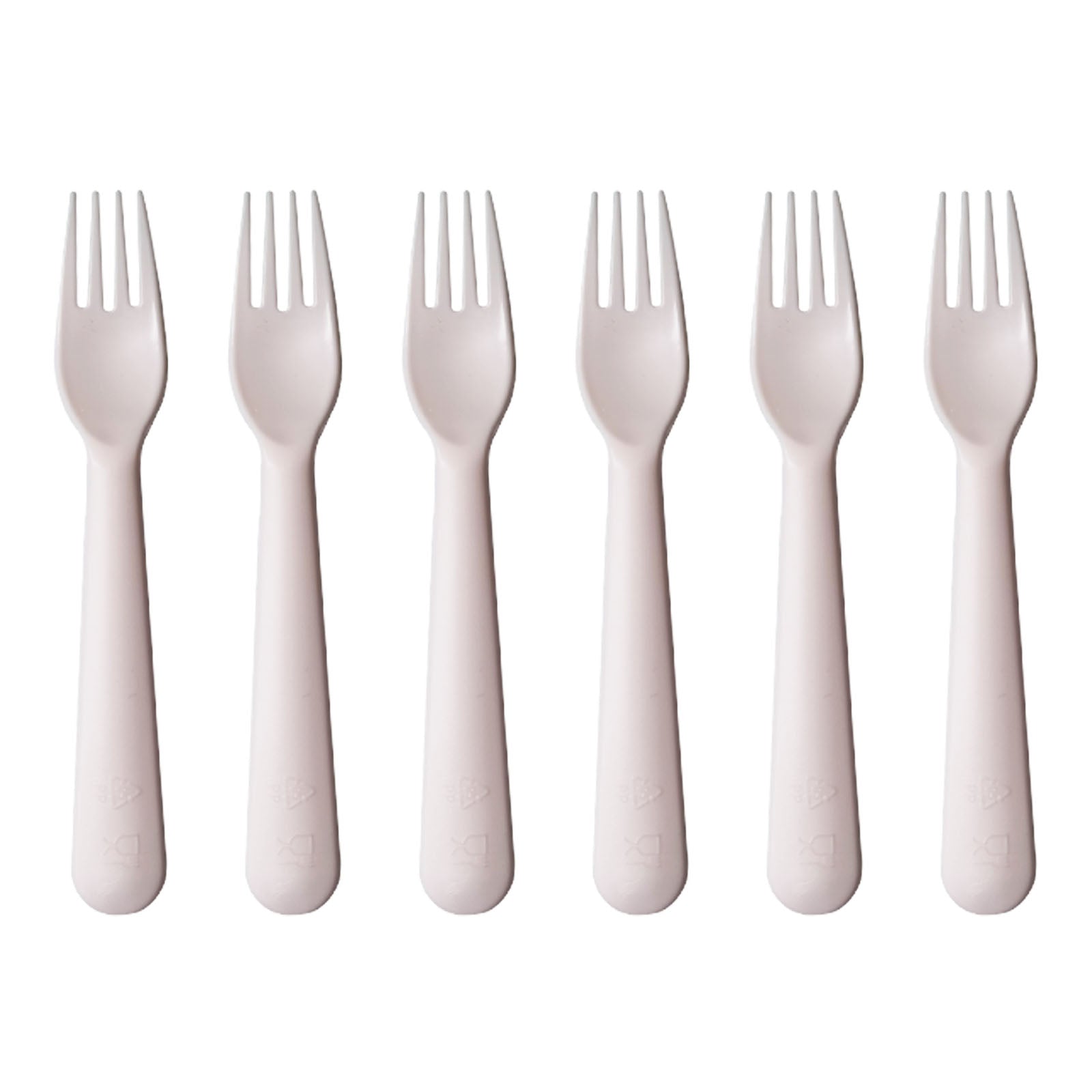 6pcs Kids Plastic Forks Nordic Macaroon BPA-Free Utensils for Baby & Children