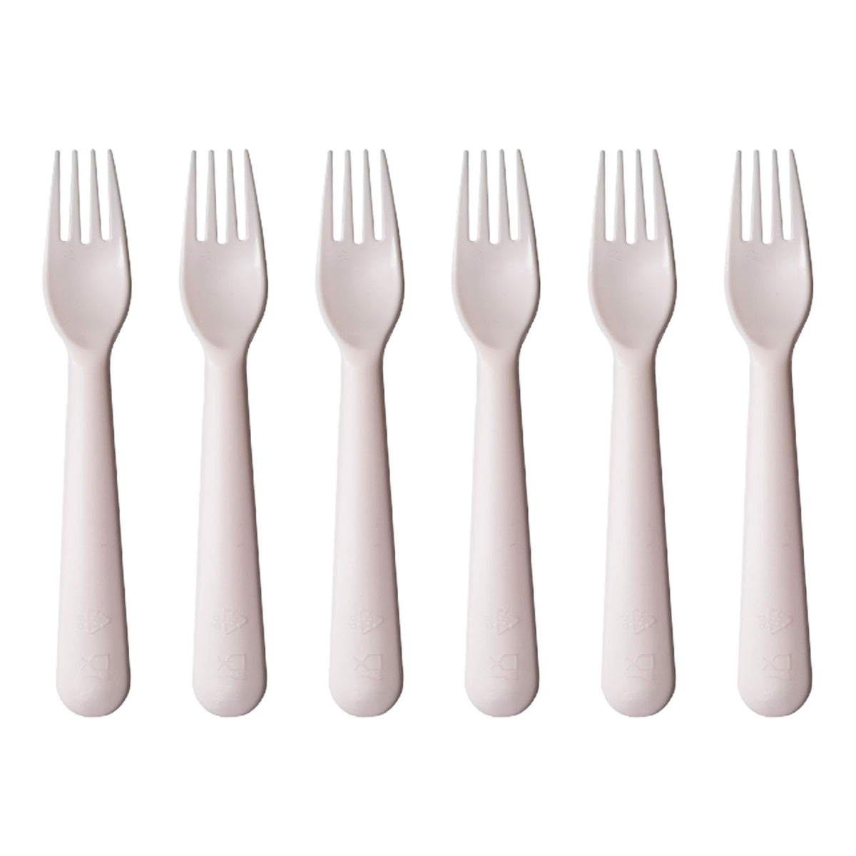 6pcs Kids Plastic Forks Nordic Macaroon BPA-Free Utensils for Baby & Children