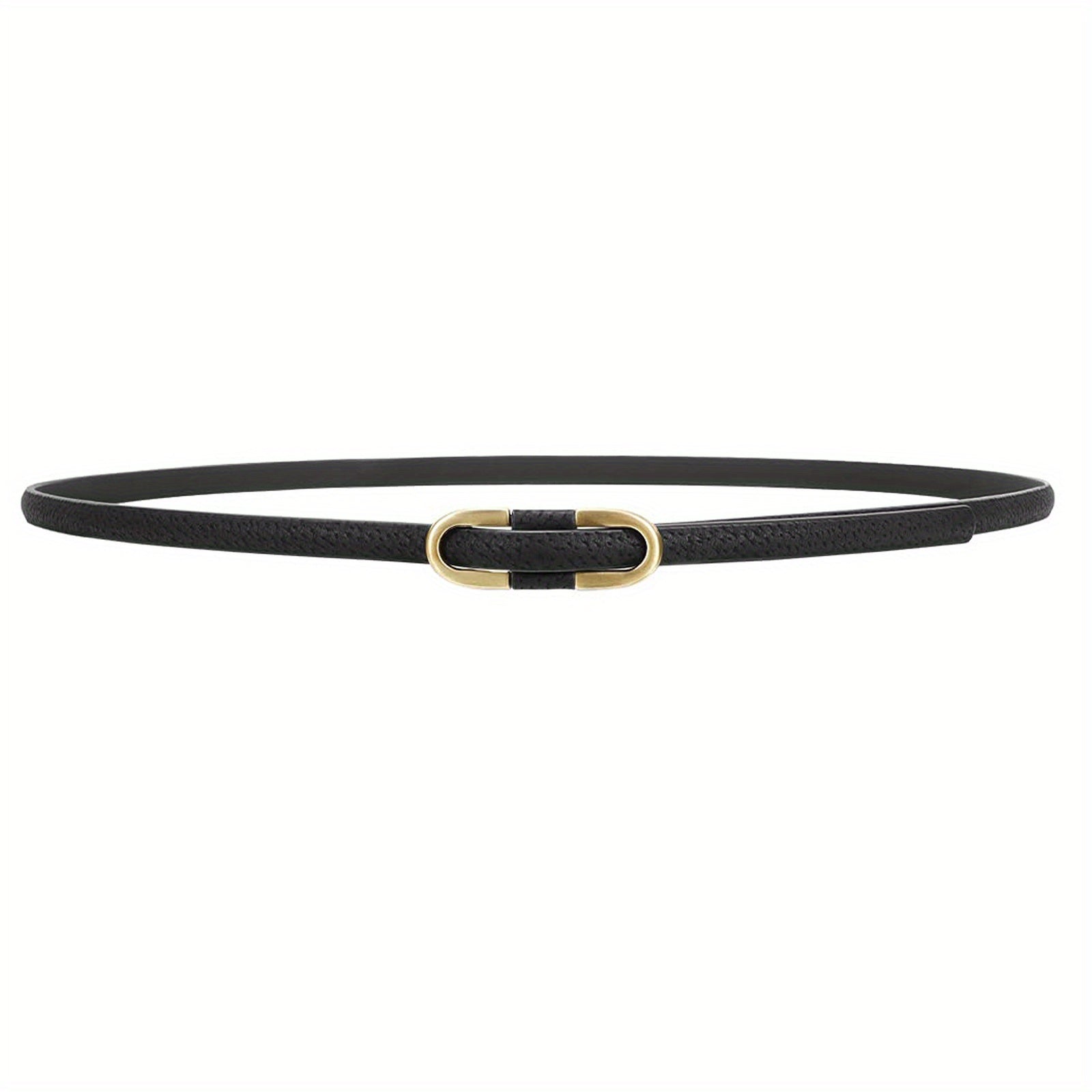 Long Buckle Thin Waist Belt for Women