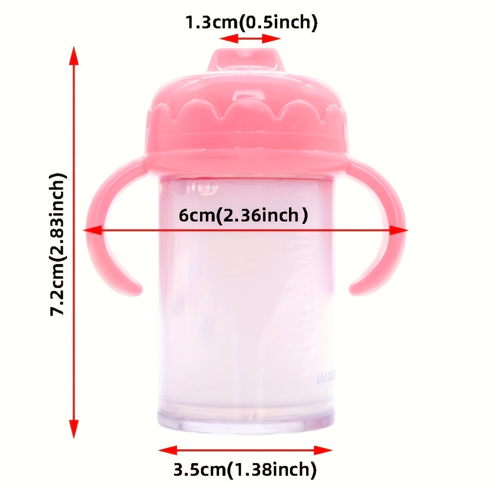 Mini Doll Toy Accessories Set: Bottle, Cup, Plate, Fork & Spoon