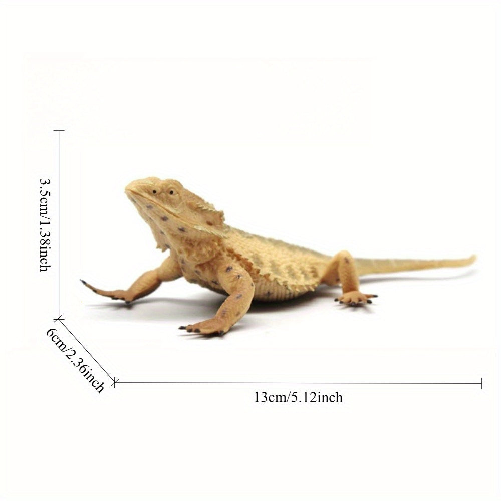 1pc Simulated Pine Lizard Ornament for Desert Scene DIY