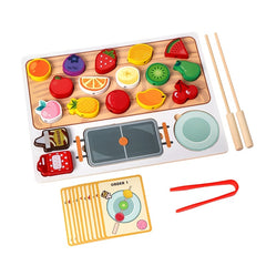 Wooden Fruit Candy Gourd Pretend Play Toy Educational