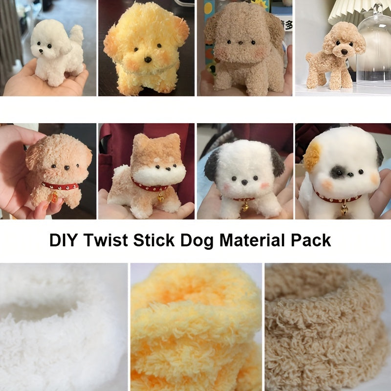 DIY Puppy Hair Strip Kit - Thick and Dense Hair Root Material Package
