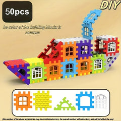 DIY Building Blocks Set for Kids - 100 Large Interlocking Bricks