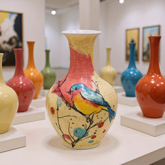 3D Puzzle Vase Flower Vase for Adults 164 Arc-Shaped Pieces Floral Decor Gift