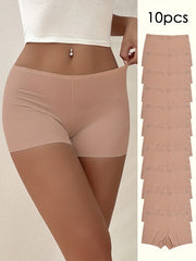 10pcs Seamless Shaping Shorts Tummy Control Slimmer Underwear & Shapewear