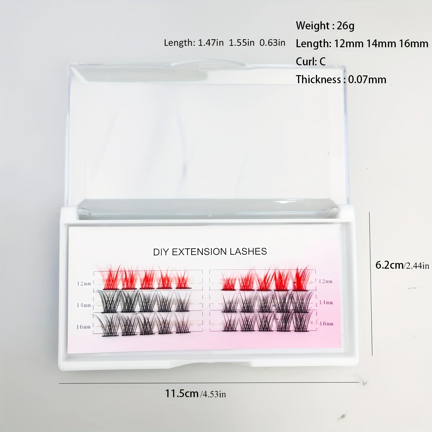 DIY Eyelash Extension Kit with Glue and Applicator