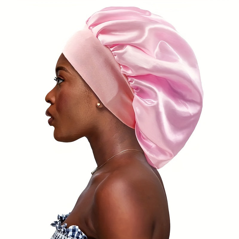Satin Jumbo Bonnet for Women to Protect Hair