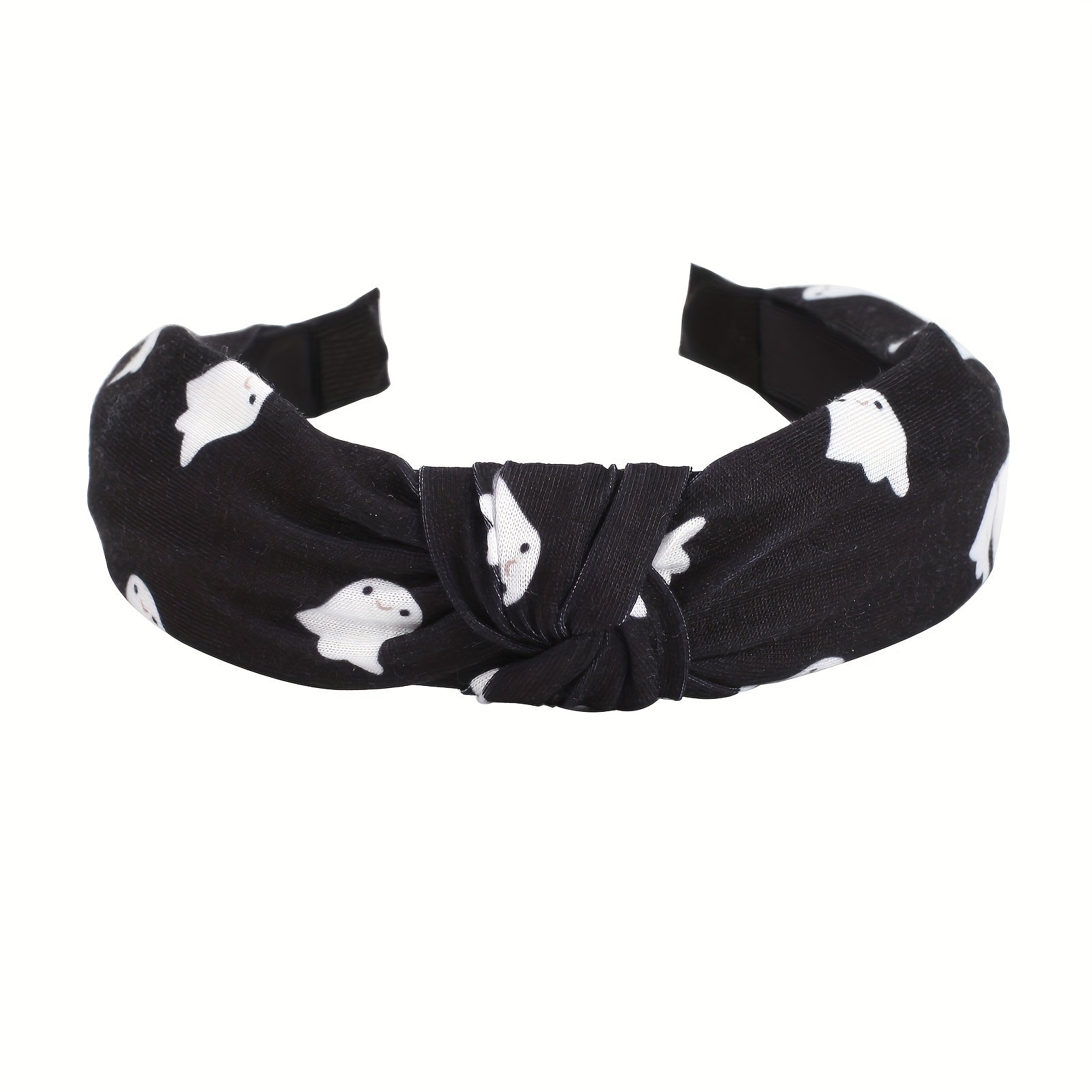 Halloween Ghost Print Headband Pumpkin Spider Web Pattern Headdress