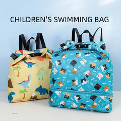 Kids Swim Bag Drawstring Beach Gym Backpack