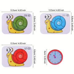 Interactive Learning Clock Toy for Kids Educational Time Teaching Tool