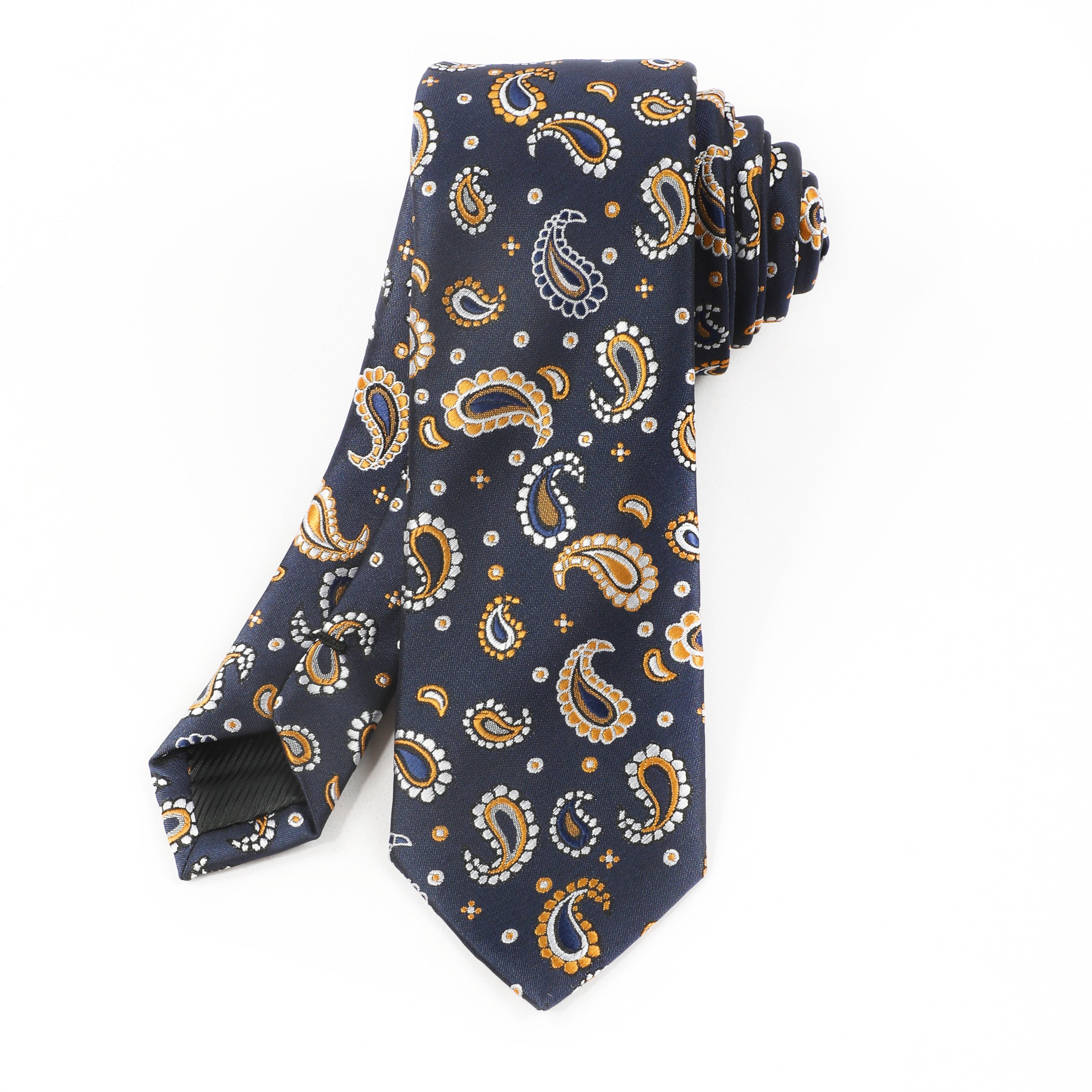 Men's Retro Flowers Pattern Necktie