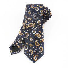 Men's Retro Flowers Pattern Necktie