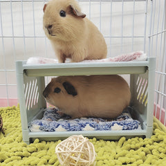 Cozy Hamster Bunk Bed Hideout Corner for Small Animals