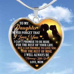 Heart Pendant Necklace Men's Jewelry Couples Gift Women