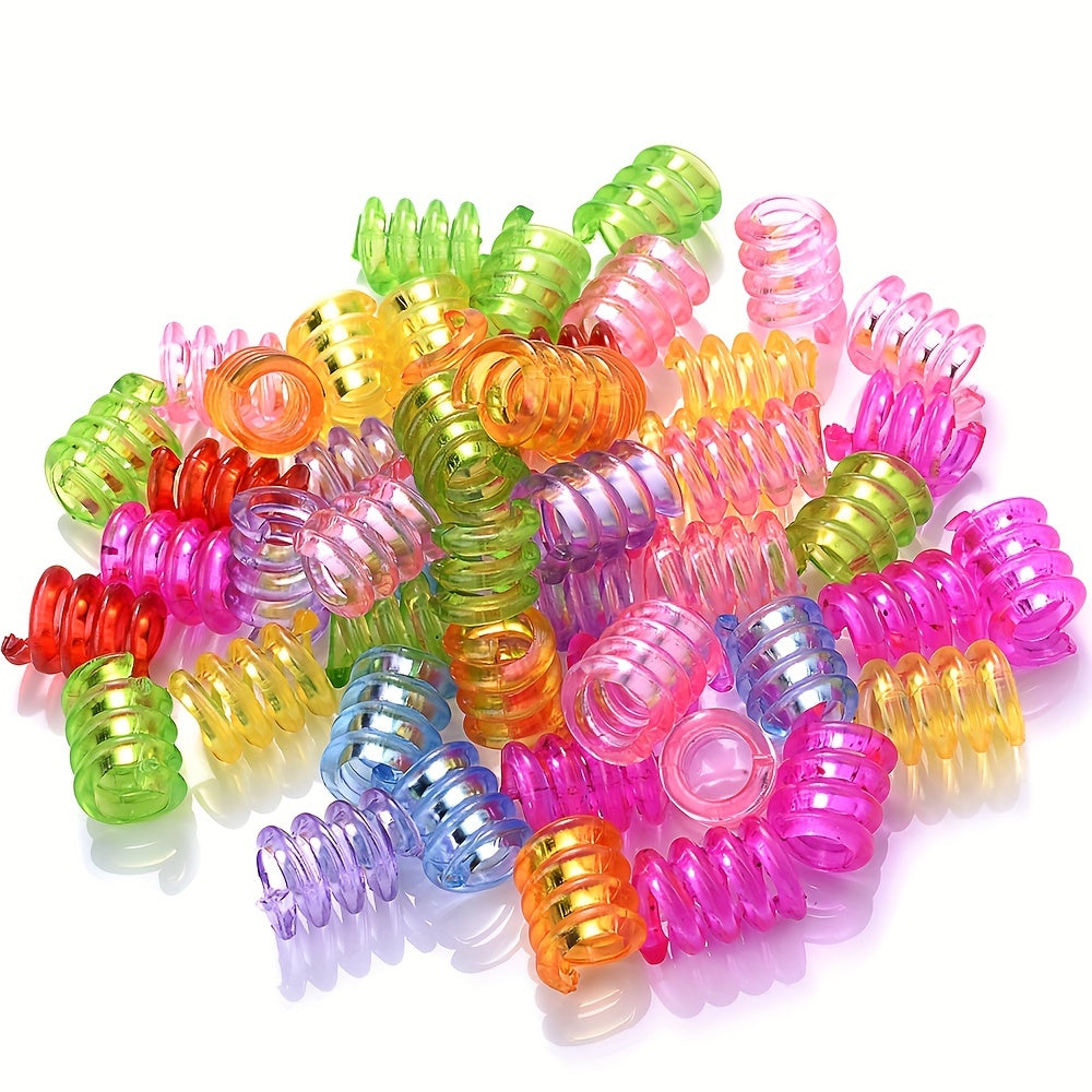 100pcs Colorful Acrylic Beads for DIY Jewelry Making