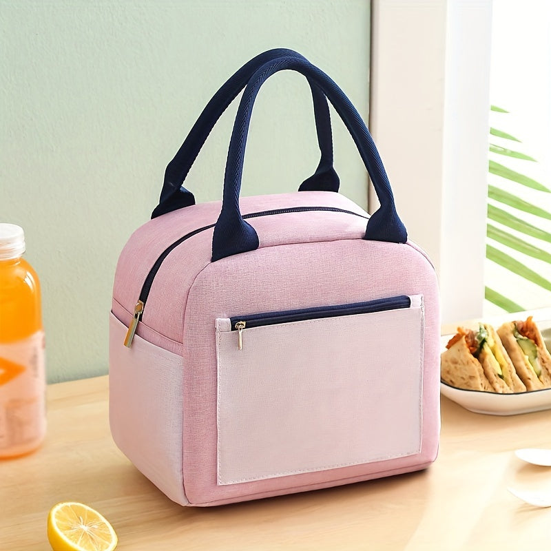 Colorful Insulated Lunch Bag Handbag Aluminum Foil Waterproof Lunch Box