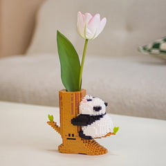 Big Panda Building Blocks Educational Assembled Toys Pen Holder DIY