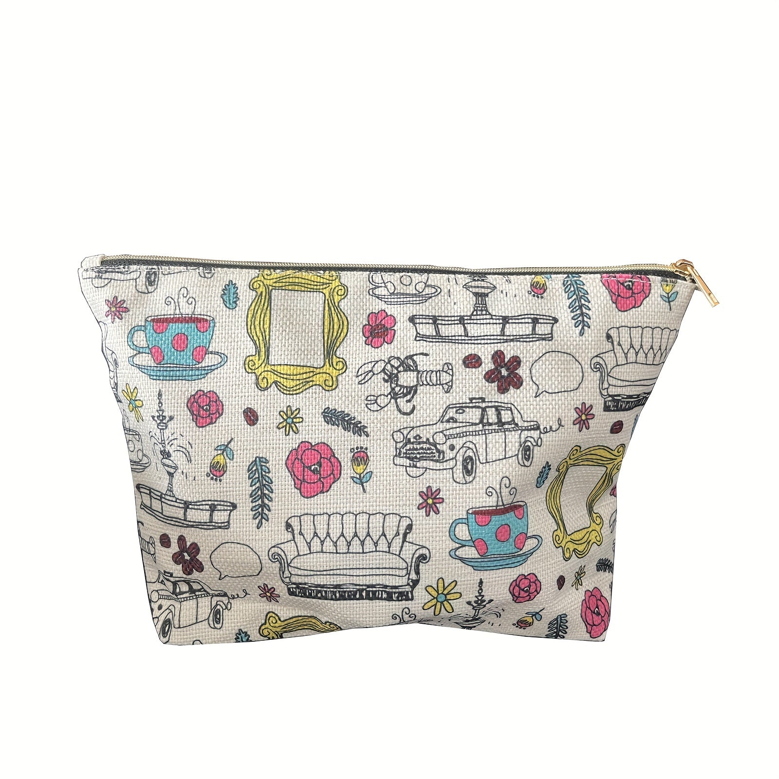 Funny TV Show Travel Bag Toiletry Makeup Women Pouch