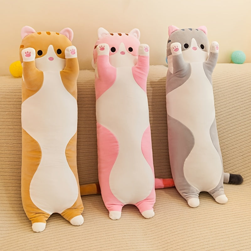 Cartoon Cat Plush Toy Long Cat Doll Sleeping Pillow Doll Gift For Children