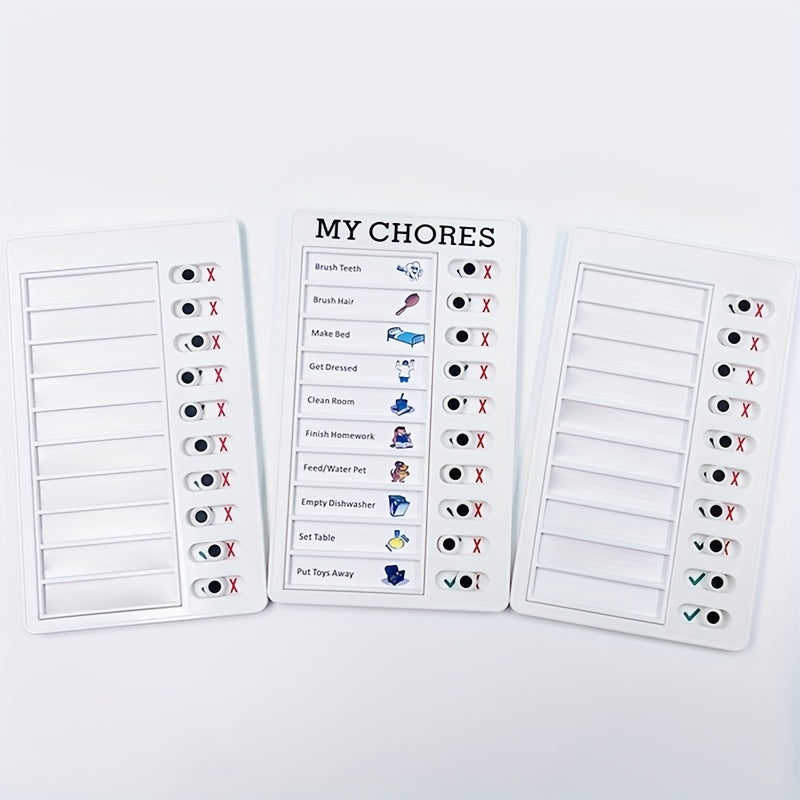11pcs Cardholder with 10 Blank Papers - Time Management Plan Table