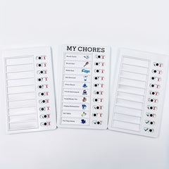 11pcs Cardholder with 10 Blank Papers - Time Management Plan Table
