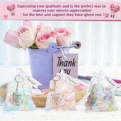 48PCS Acrylic Blanks Set Floral Print Keychain Kit