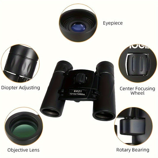 Portable HD Binoculars for Travel Camping Hiking